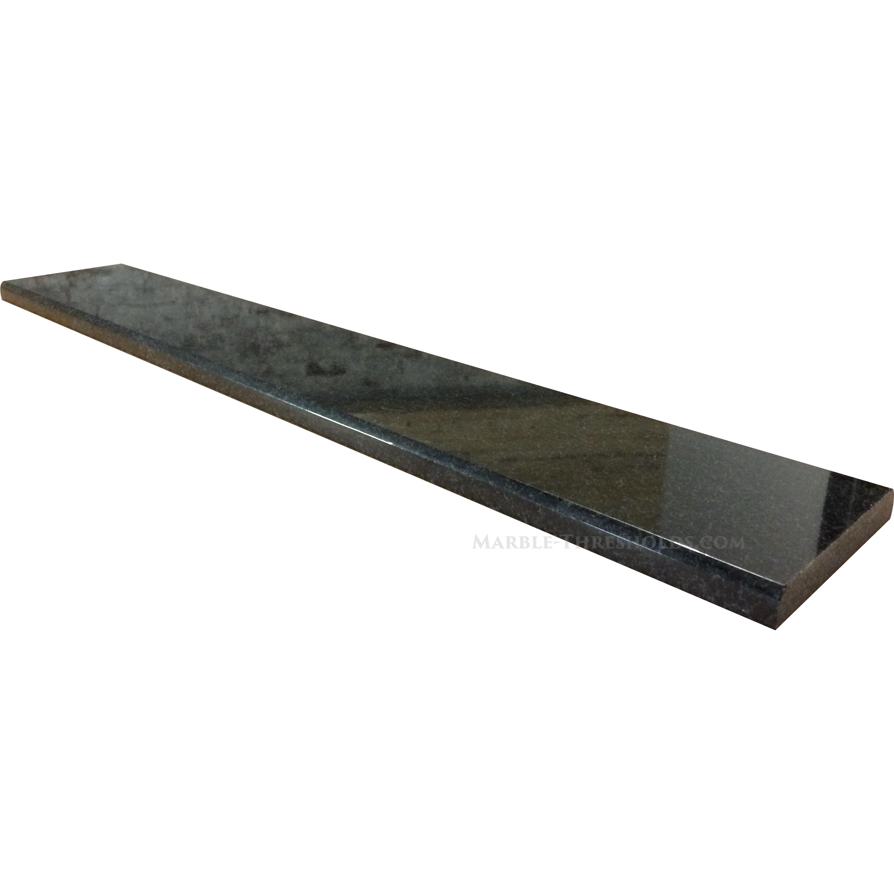 Black Absolute Granite Saddle Threshold - Size 48 x 5 x 3/4