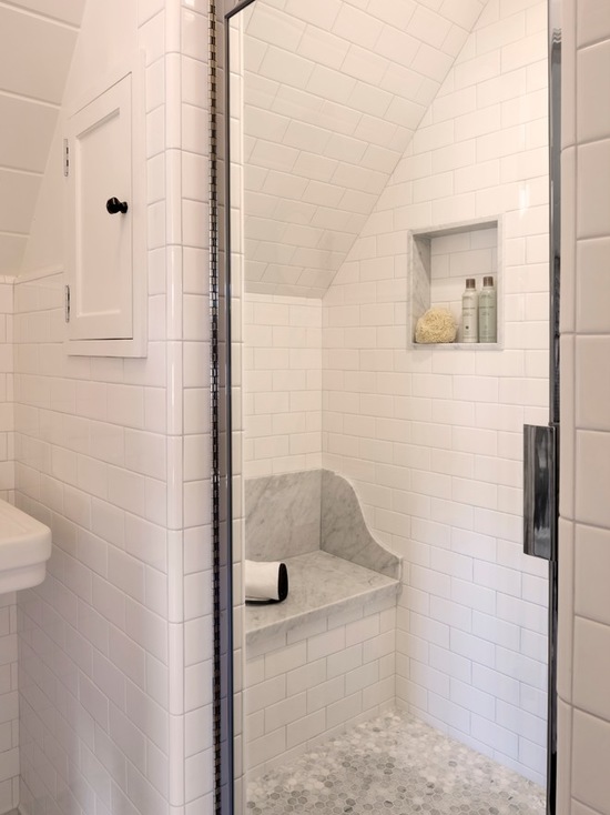 Bathroom Reno Idea: Marble and Granite Shower Seats | marble-thresholds.com